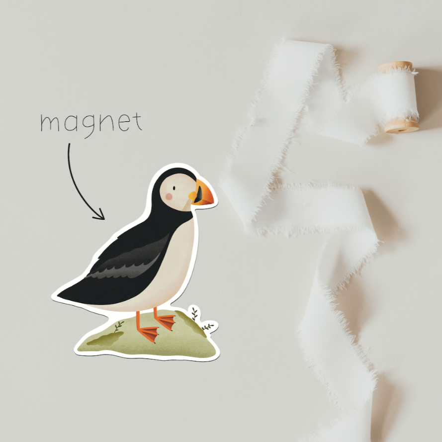 Magnet Puffin Vogel Island - Kühlschrankmagnet Puffin