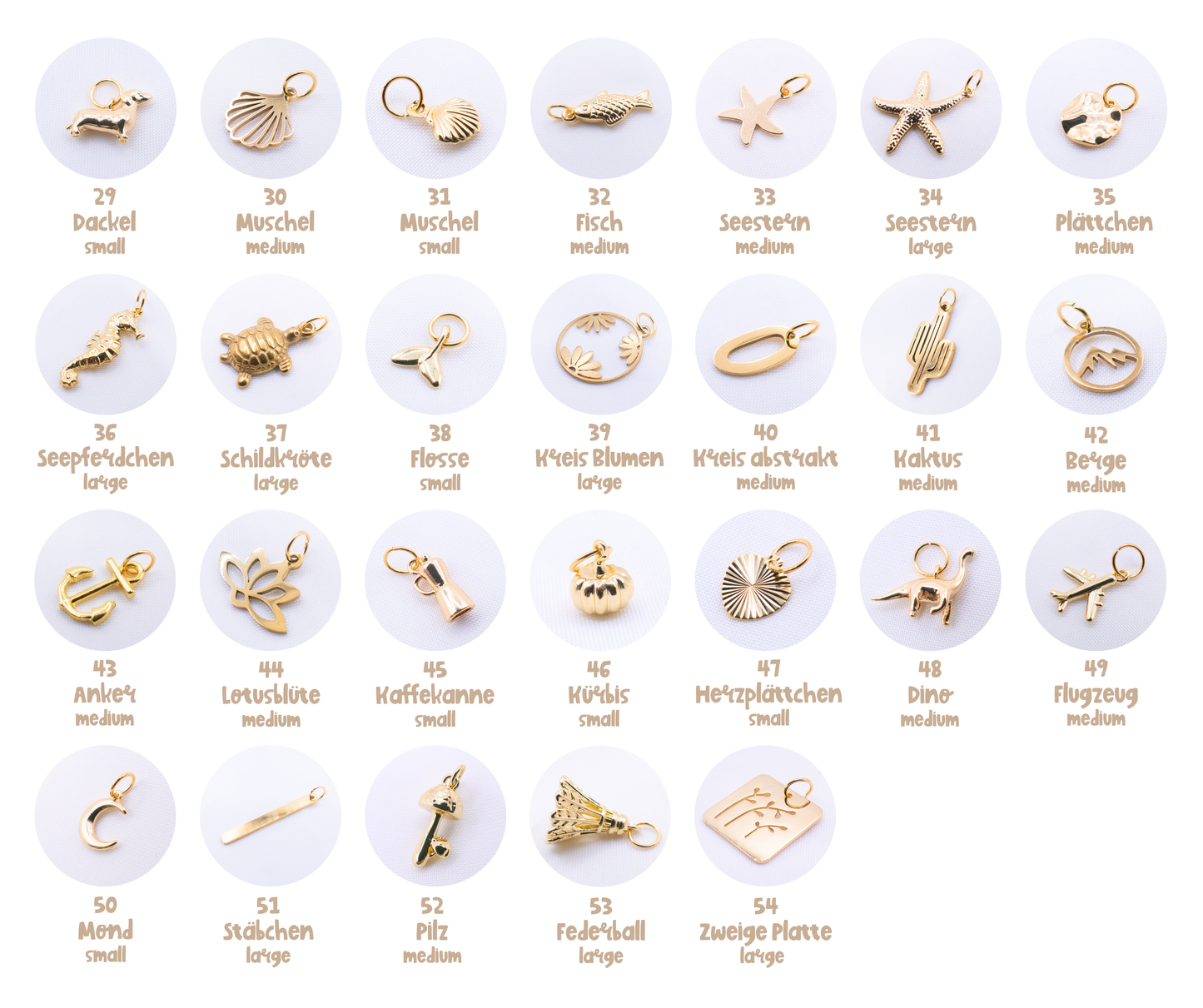 Creolen Set - Mix & Match Anhänger - mit Wunsch-Charms