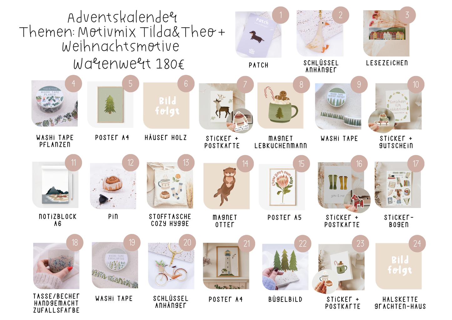 Adventskalender 2025 REISE Norwegen, Skandinavien & Weihnachtsmotive Geschenkbox oder MOTIVMIX - 180€ Warenwert Reisegeschenk Adventskalender Erwachsene