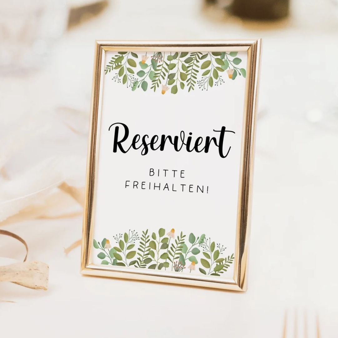 Reserviert Schild Restaurant - Reserviert Für Ehrengäste Schild - QFACD Reserviert Schild Restaurant - Reserviert Für Ehrengäste Schild - QFACD