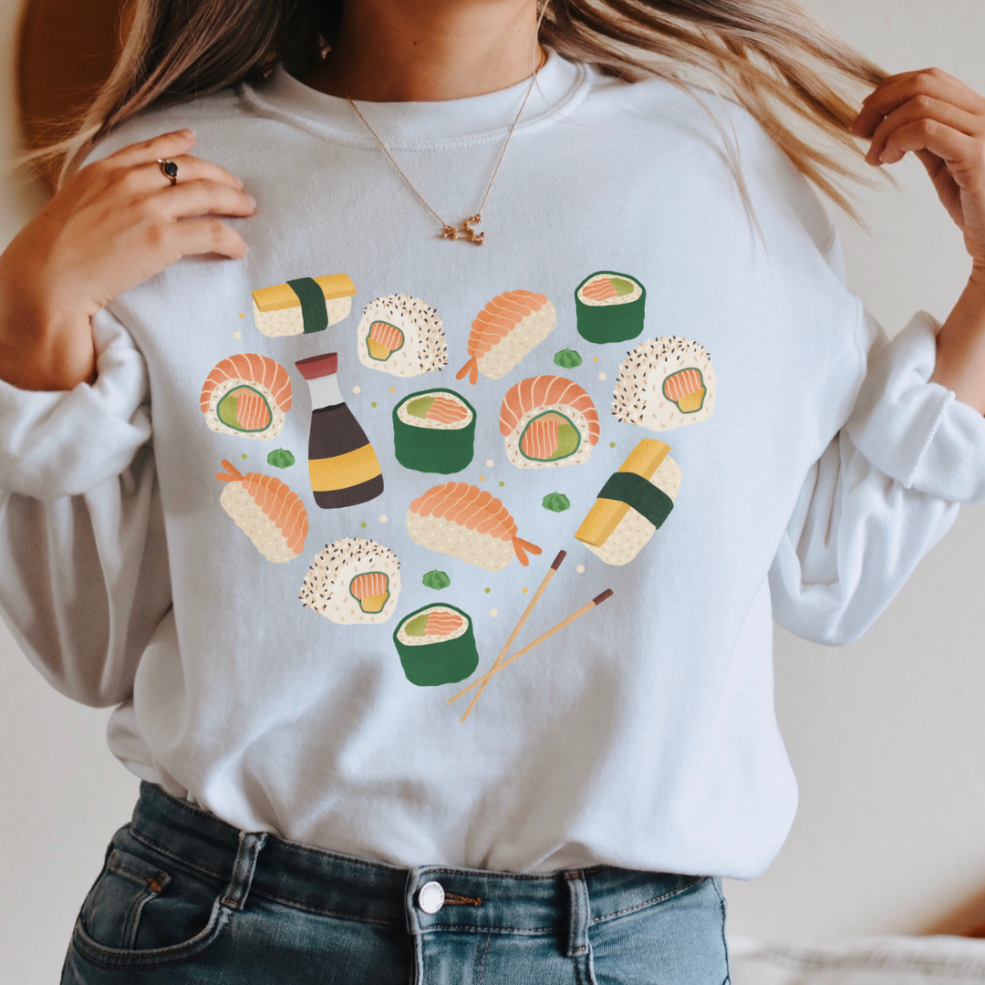 Pullover Sushi Herz - Nigiri Cozy Sweater Japan