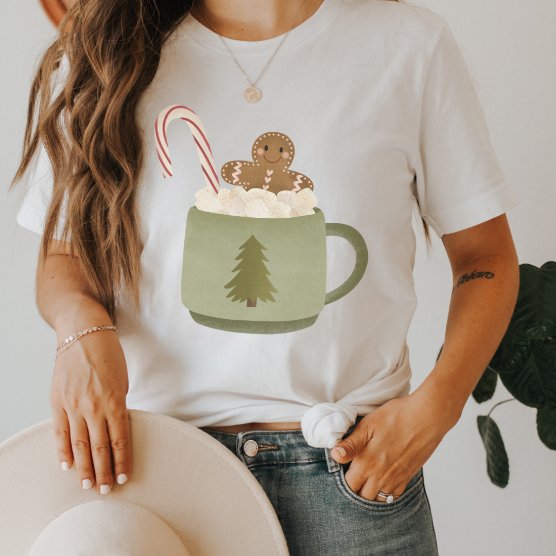 T-Shirt Weihnachten - BIOBAUMWOLLE Christmas Drink Lebkuchen