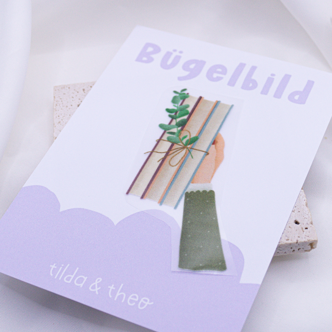 Bügelbild Lesen Bücher Hand mit Büchern Aufnäher Shirt bedrucken - Geschenk Shirt verzieren