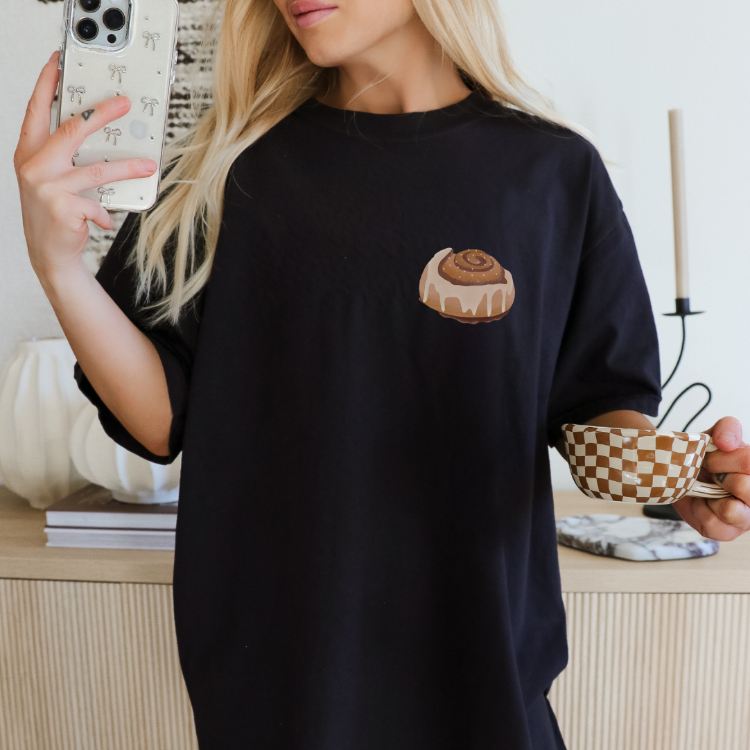 T-Shirt Zimtschnecke Kanelbullar - BIOBAUMWOLLE Schweden Shirt Geschenk Fika