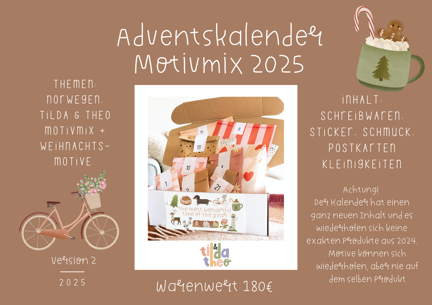 Adventskalender 2025 REISE Norwegen, Skandinavien & Weihnachtsmotive Geschenkbox oder MOTIVMIX - 180€ Warenwert Reisegeschenk Adventskalender Erwachsene