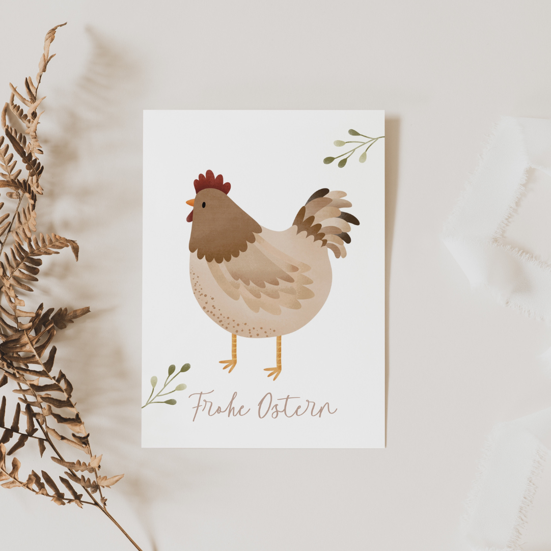 Postcard Christmas - minimalist branch