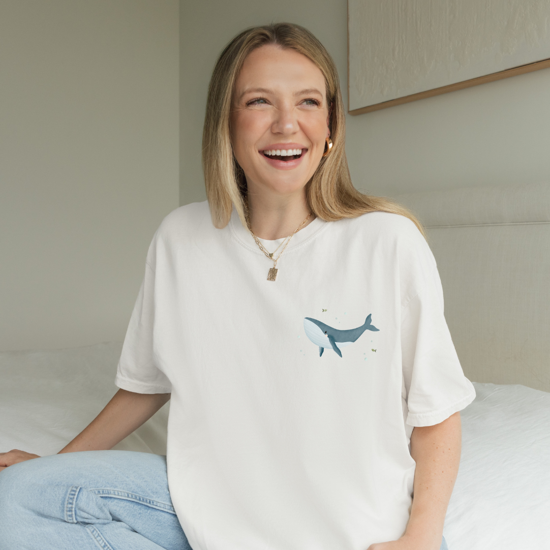 Tshirt Wal Meerestiere - BIOBAUMWOLLE Buckelwal Shirt