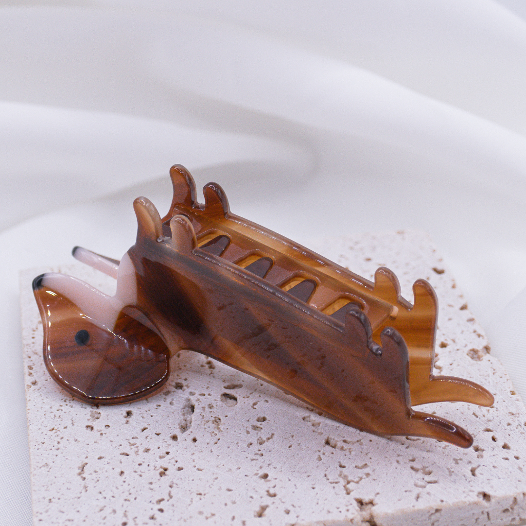 Haarklammer Dackel Hund Haarkralle - Hairclip witziges Haaraccessoire Dachshund Hunderasse