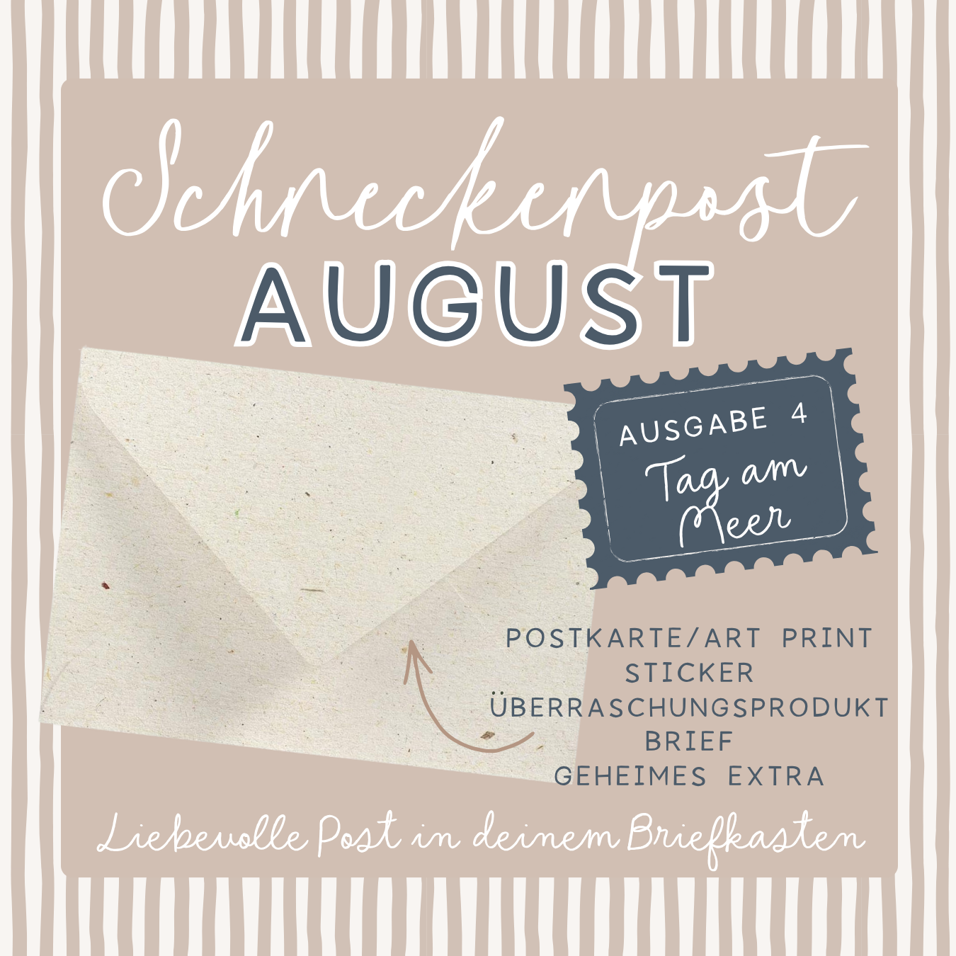 Schneckenpost von Tilda & Theo - Unser Snail Mail Club