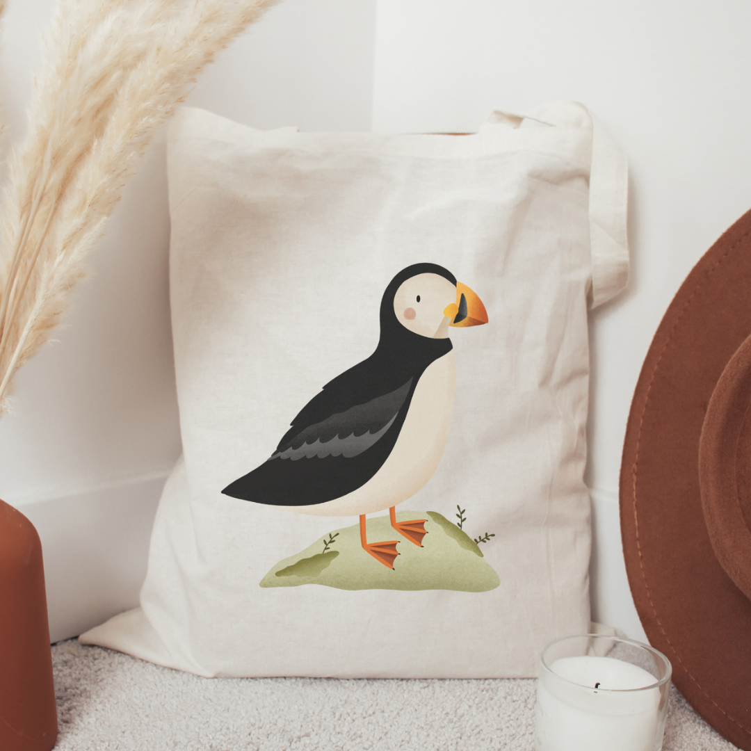 Stofftasche Puffin - Einkaufstasche Island
