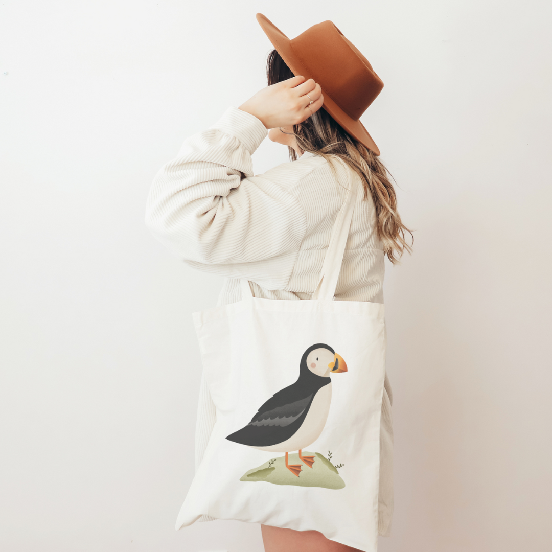 Stofftasche Puffin - Einkaufstasche Island