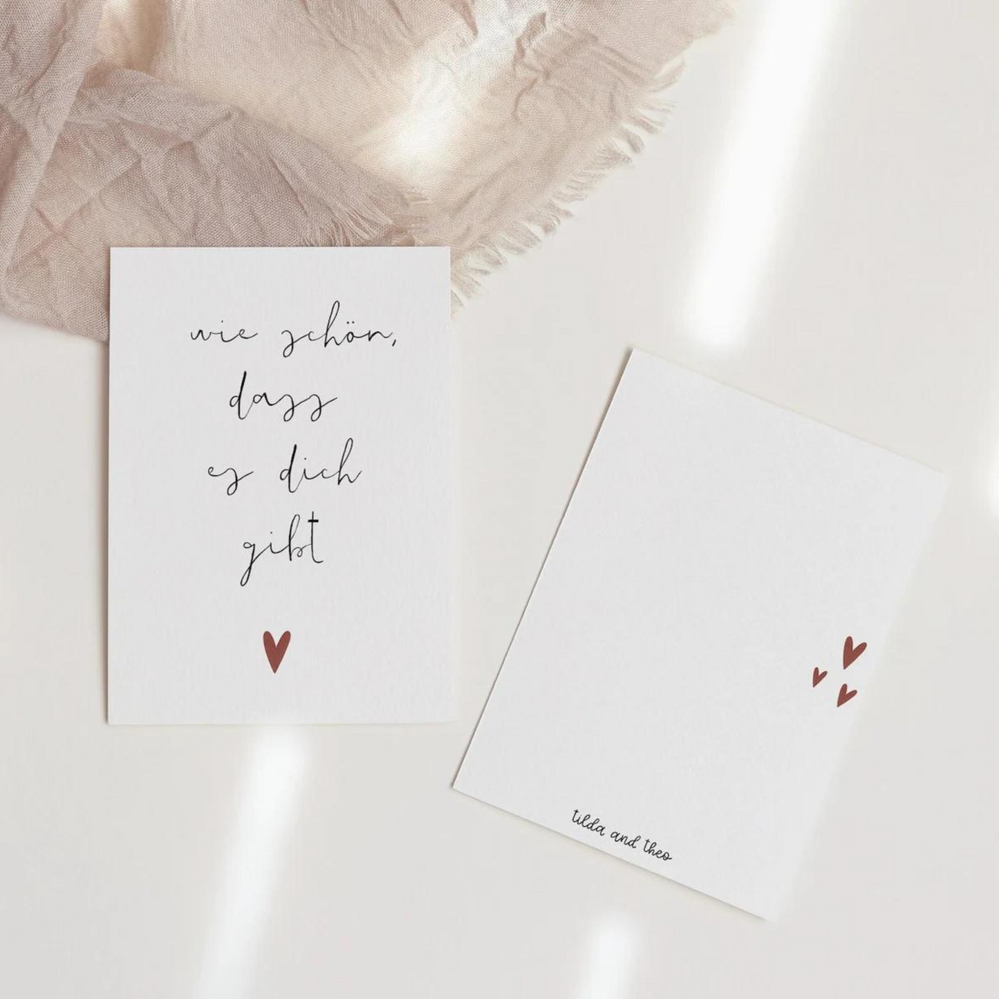 Postkarte "Schön, dass es dich gibt"