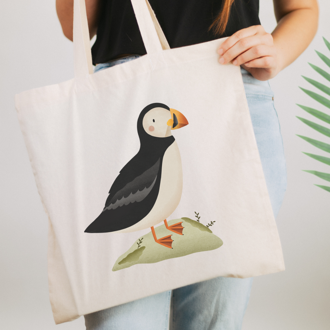 Stofftasche Puffin - Einkaufstasche Island