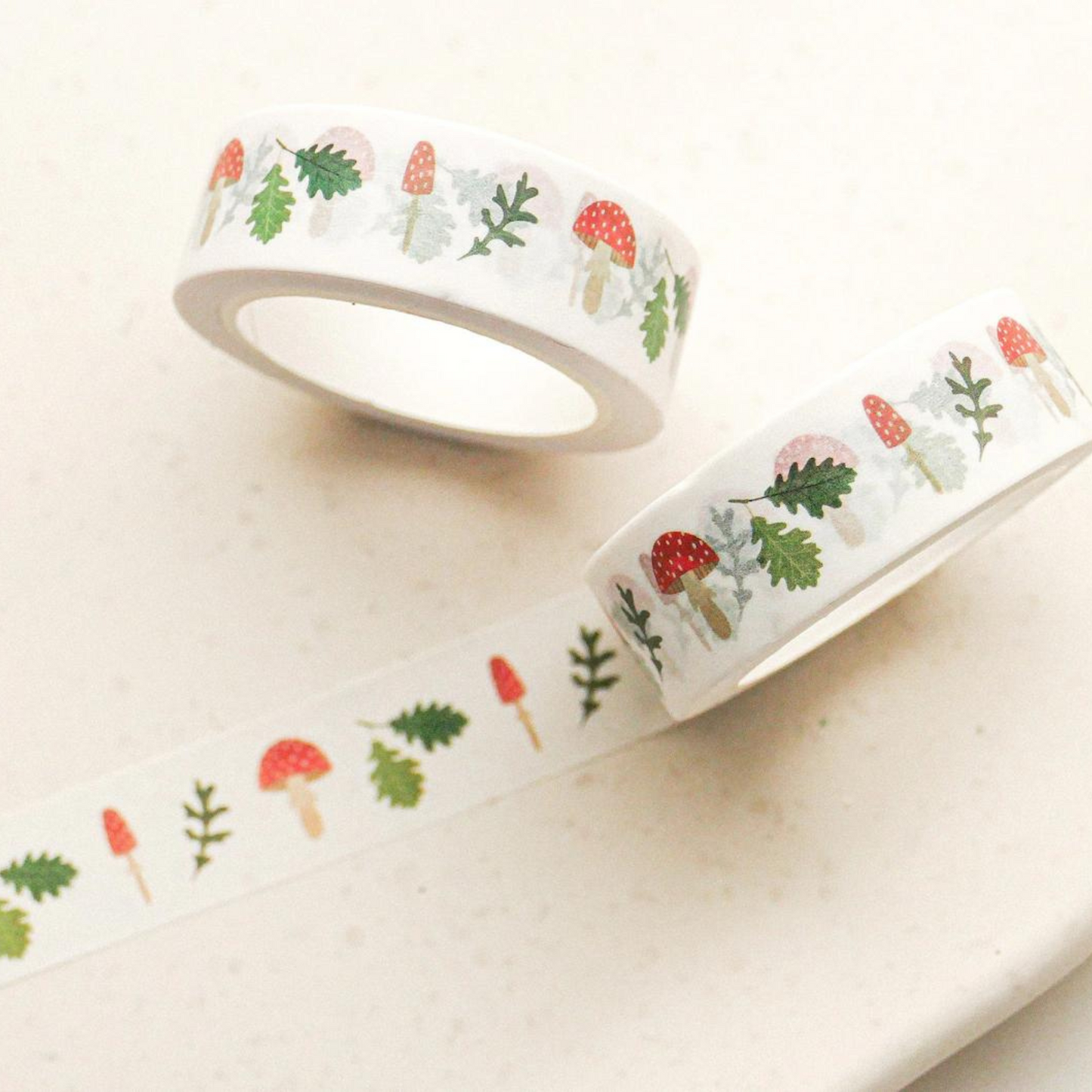 Washi Tape Wald - Klebeband Pilze