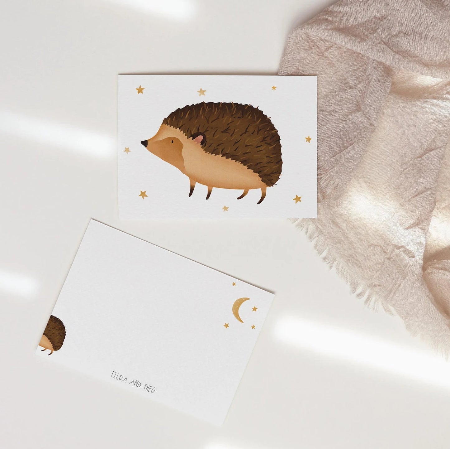 Postkarte Igel - Kinderkarte