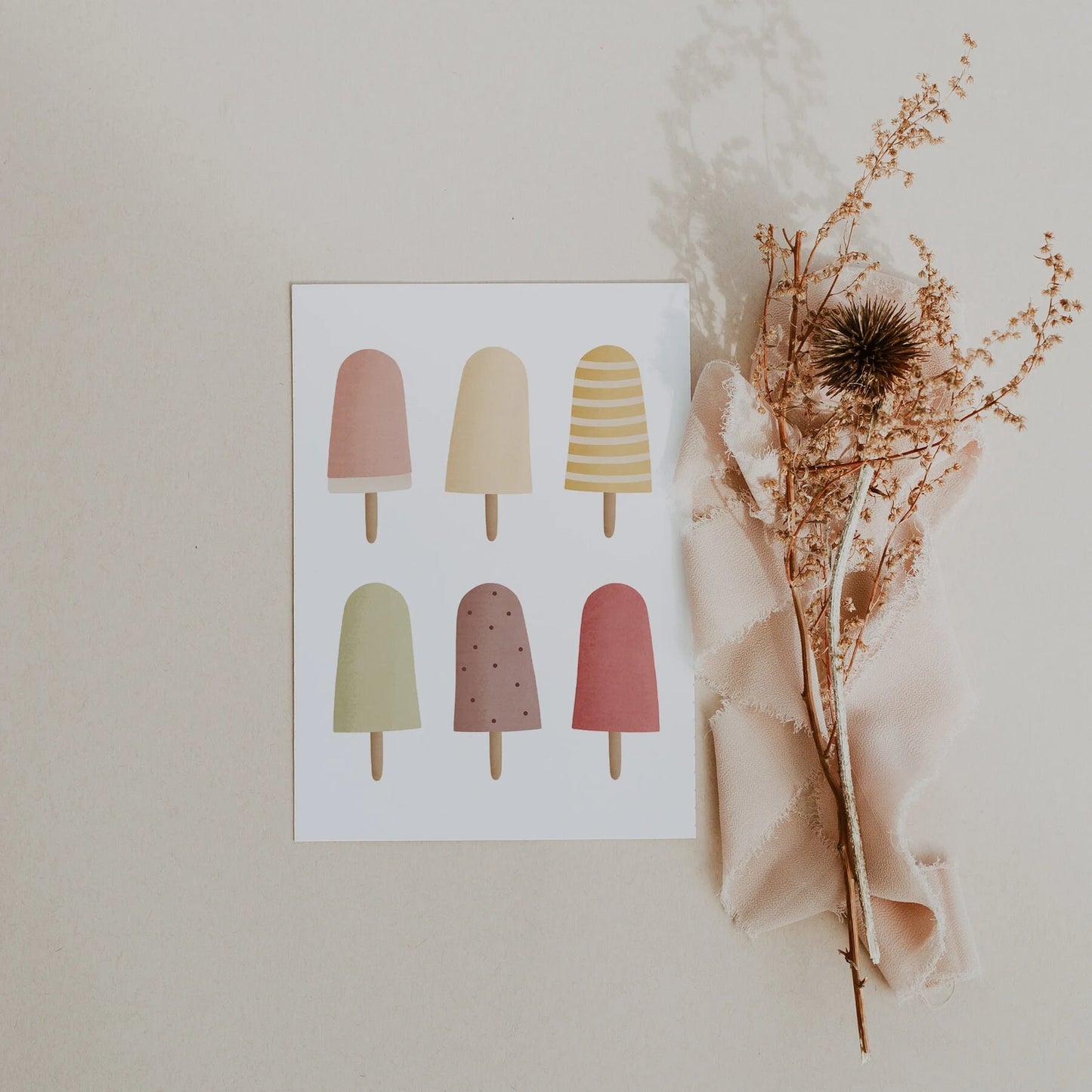 Postkarte Eis - Sommer