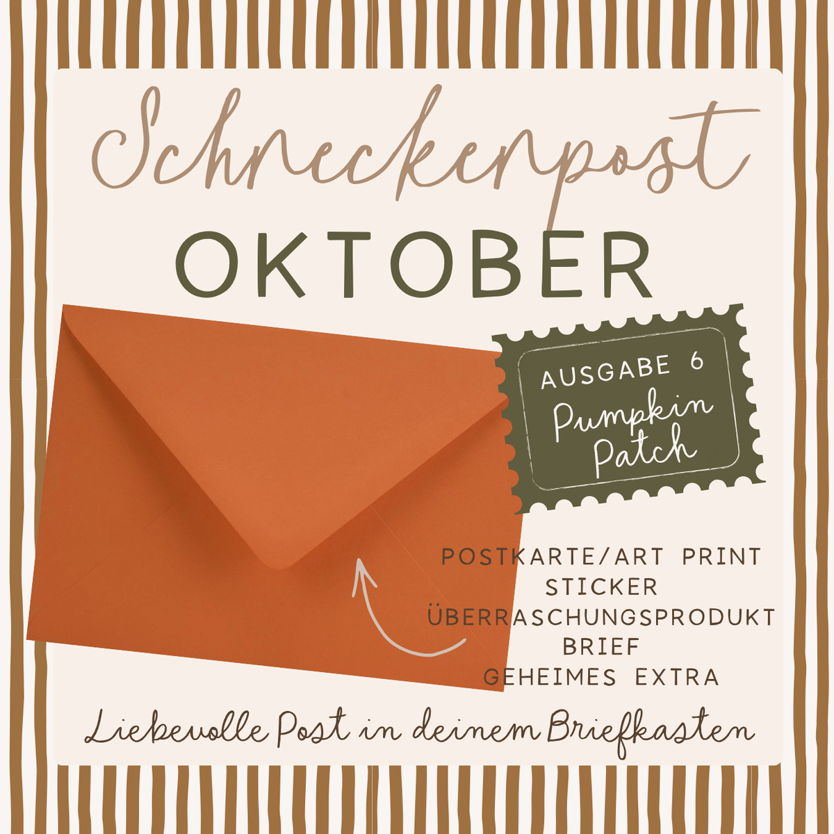 Schneckenpost von Tilda & Theo - Unser Snail Mail Club