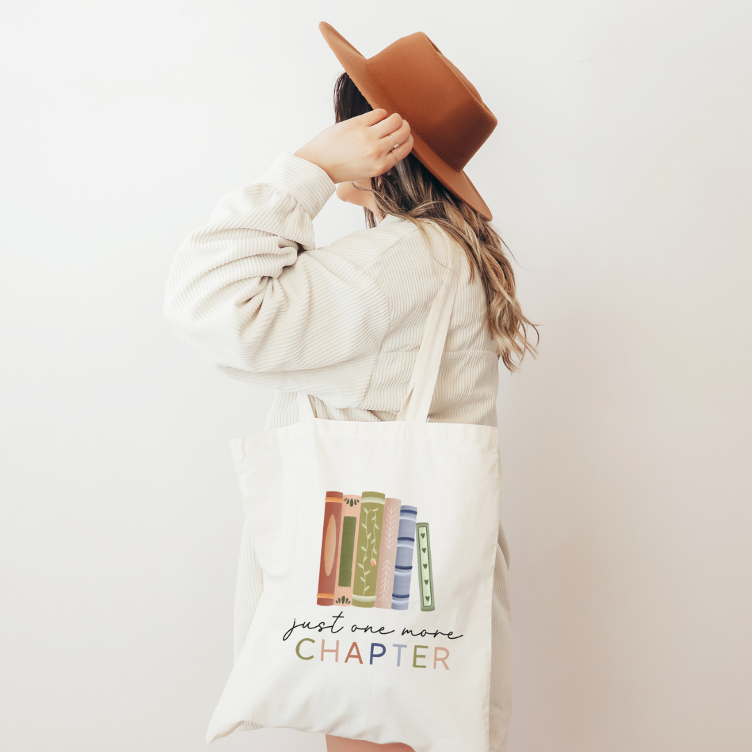 Stofftasche Bücher "One more Chapter" - Einkaufstasche  Lesen