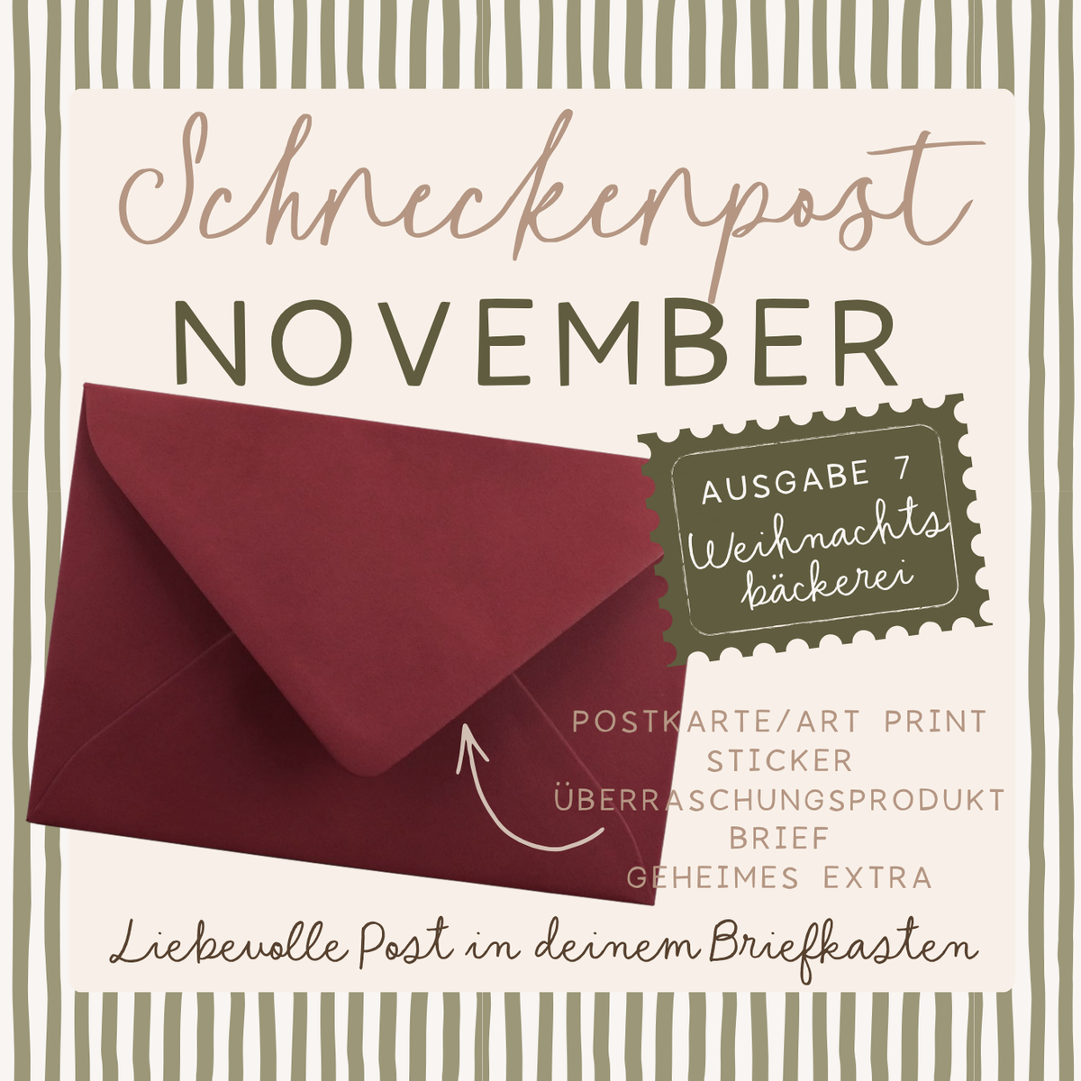 Schneckenpost von Tilda & Theo - Unser Snail Mail Club