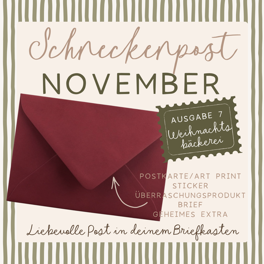 Schneckenpost von Tilda & Theo - Unser Snail Mail Club