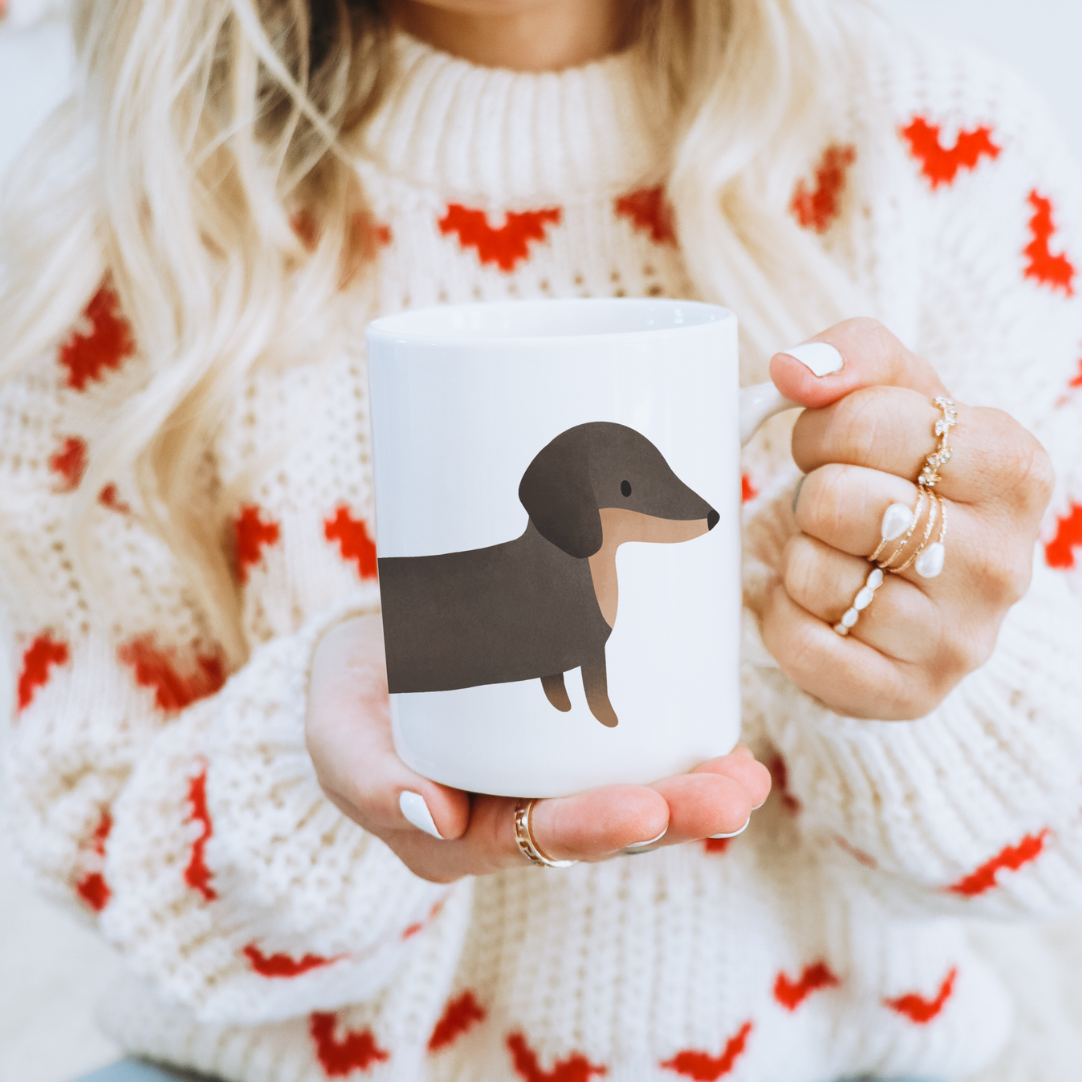 Tasse Dackel Hunderasse  - Hund Tasse Kaffeetasse