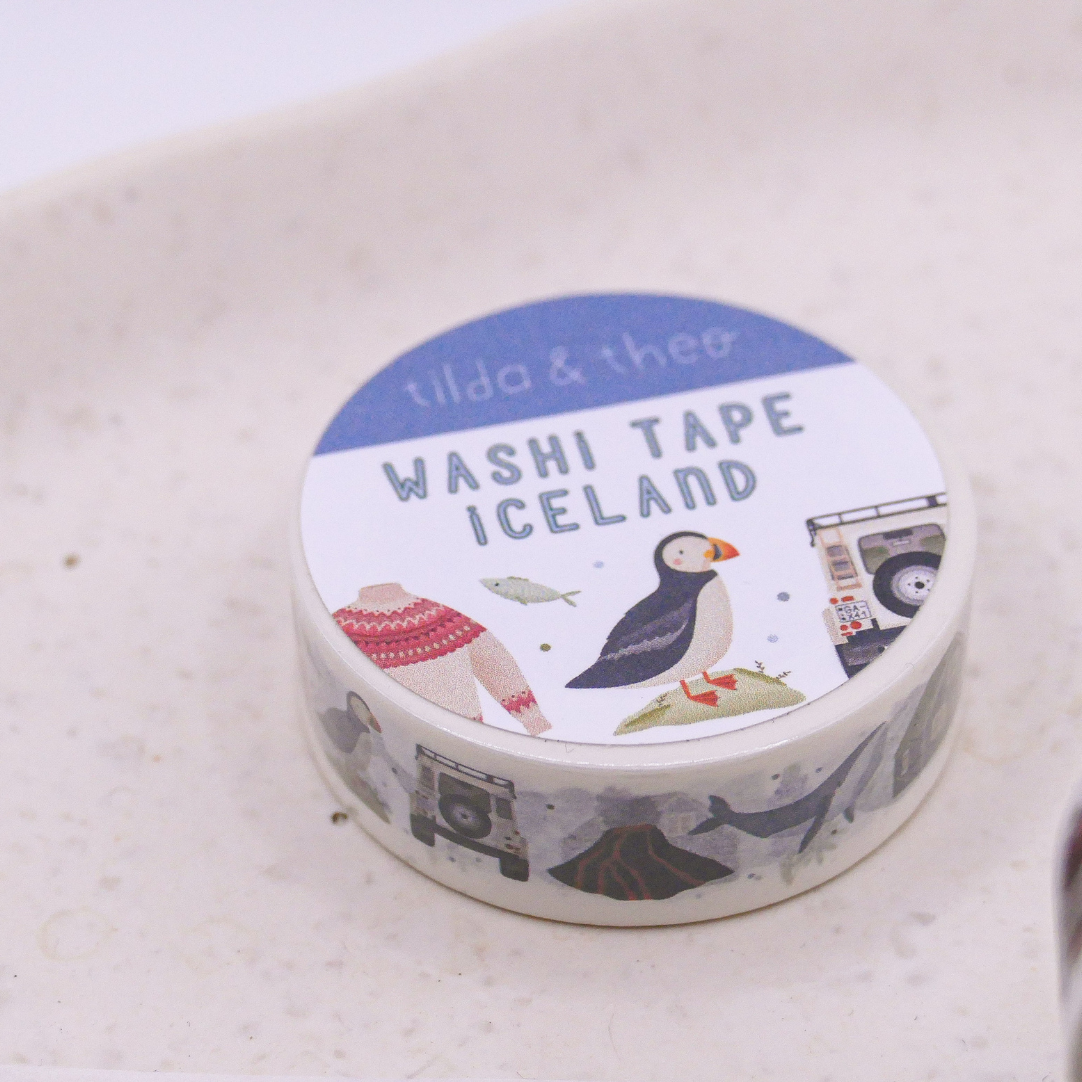 Washi Tape Island - Klebeband Masking Tape Skandinavien Travel