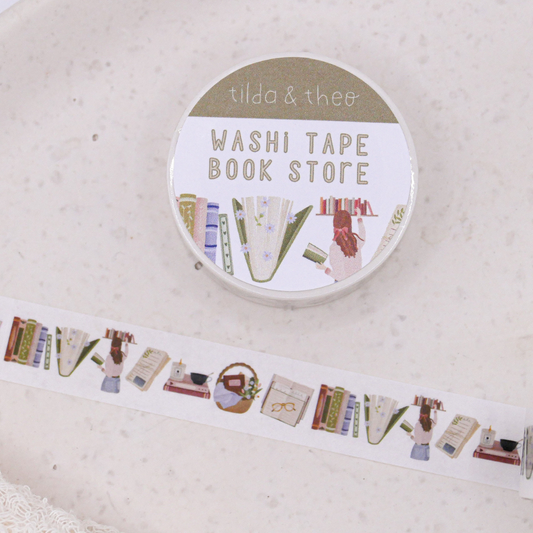 Washi Tape Lesen Bücher - Klebeband Masking Tape Booklover Buch