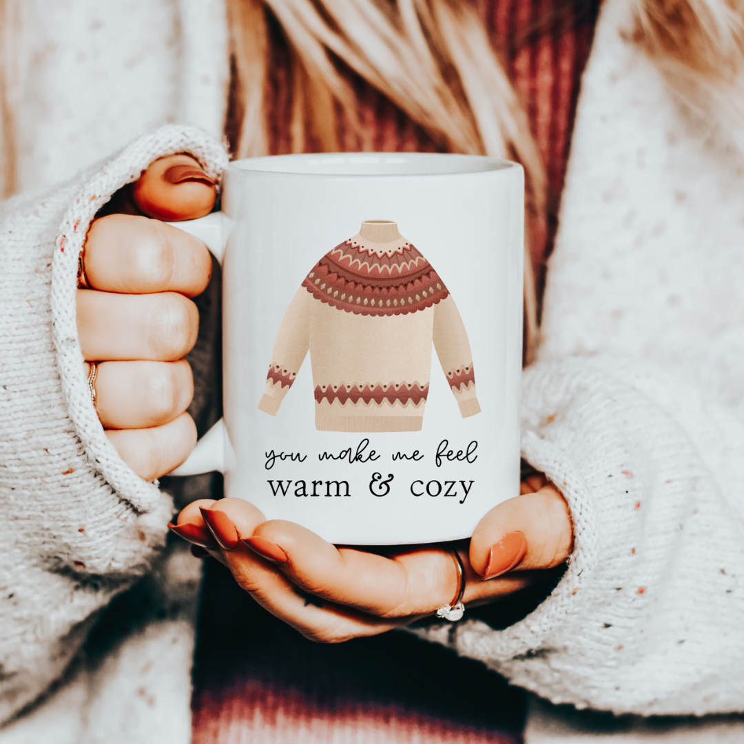 Tasse Warm & Cozy - Sweater Weather Campfire Coffee Mug