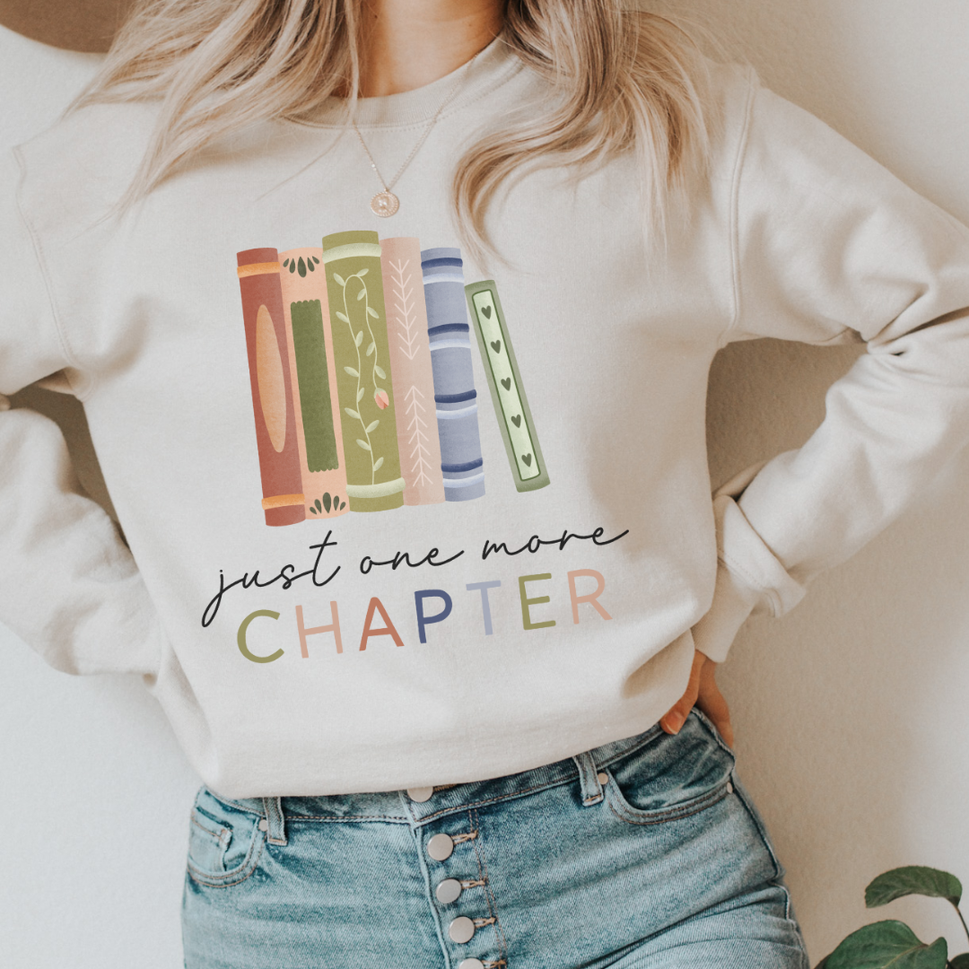 Pullover Buch Lesen - "Just one more chapter" Booklover Sweater