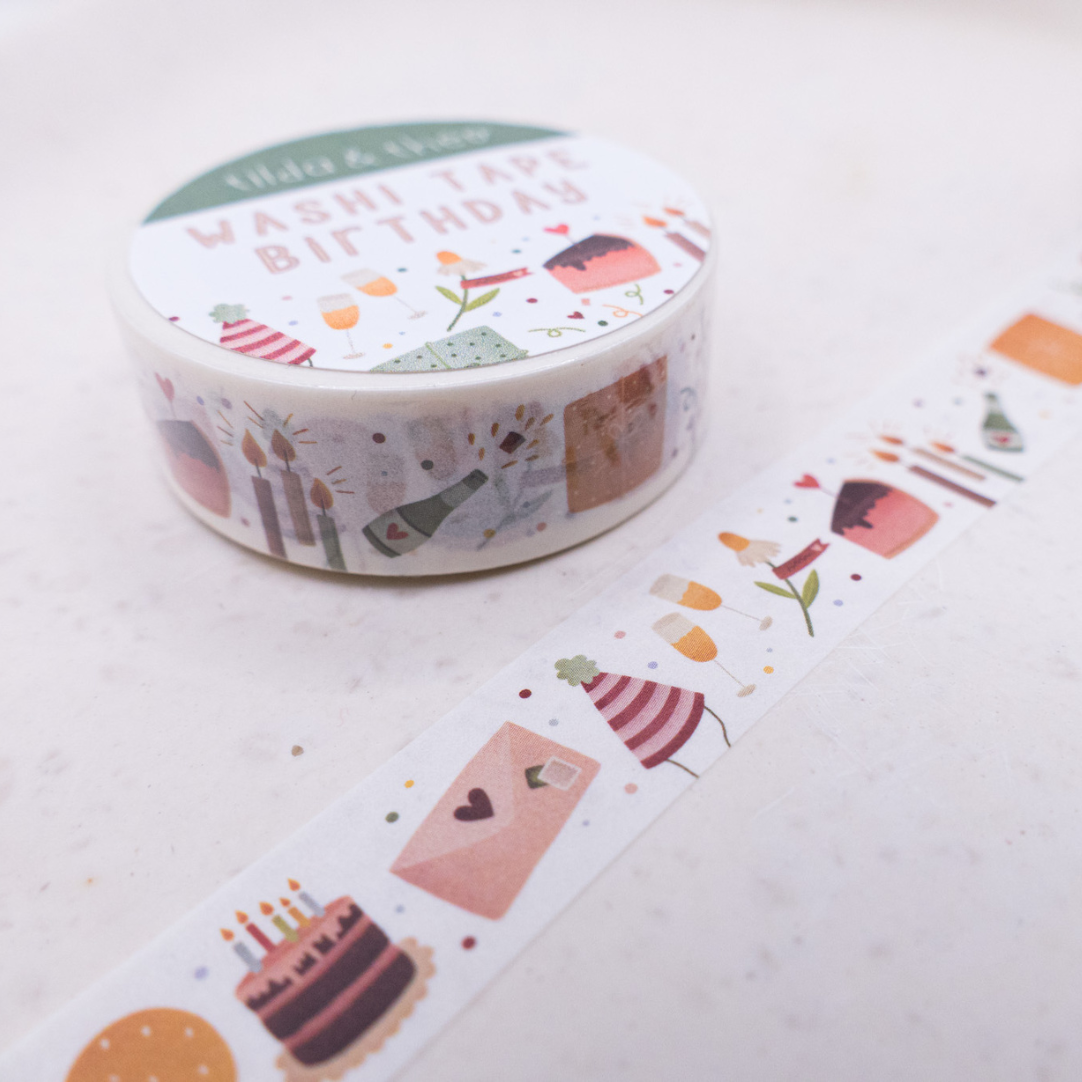 Washi Tape Geburtstag - Klebeband Feiern Washi Tape Masking Tape Party