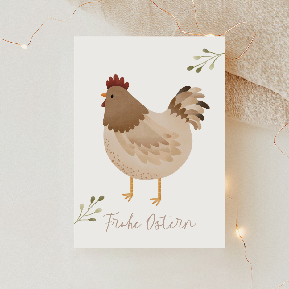Postcard Christmas - minimalist branch