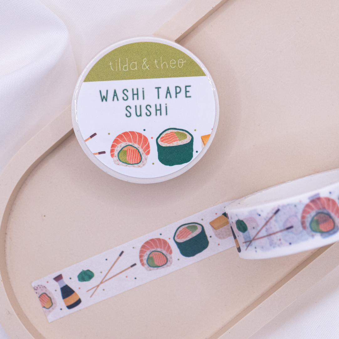 Washi Tape Sushi / Nigiri - Klebeband Masking Tape Japan