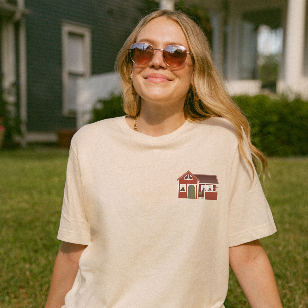 T-Shirt Schweden Haus BIOBAUMWOLLE - Schweden Shirt Geschenk rotes Haus