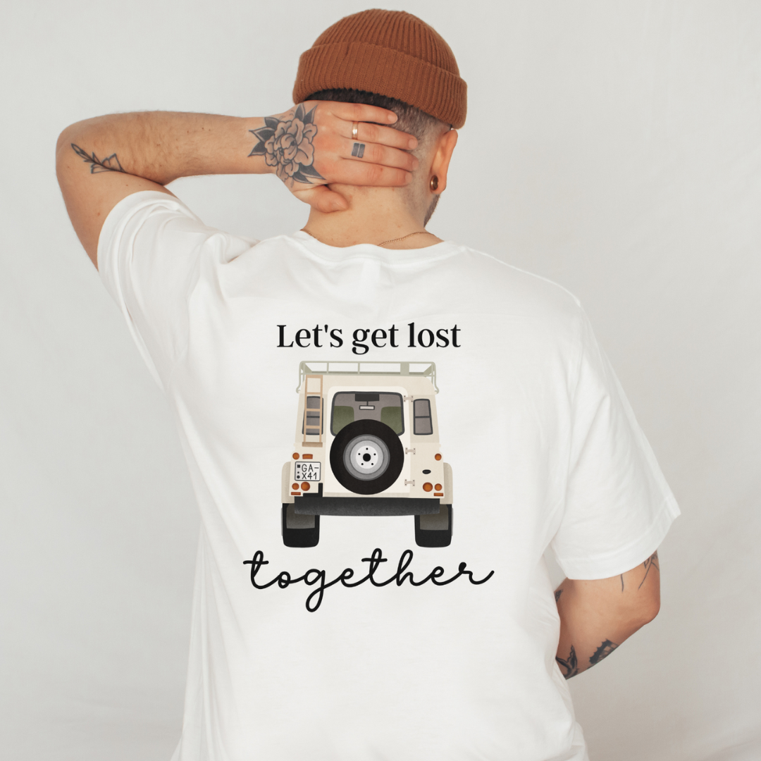 Tshirt Reise Camper - BIOBAUMWOLLE Let's get lost together