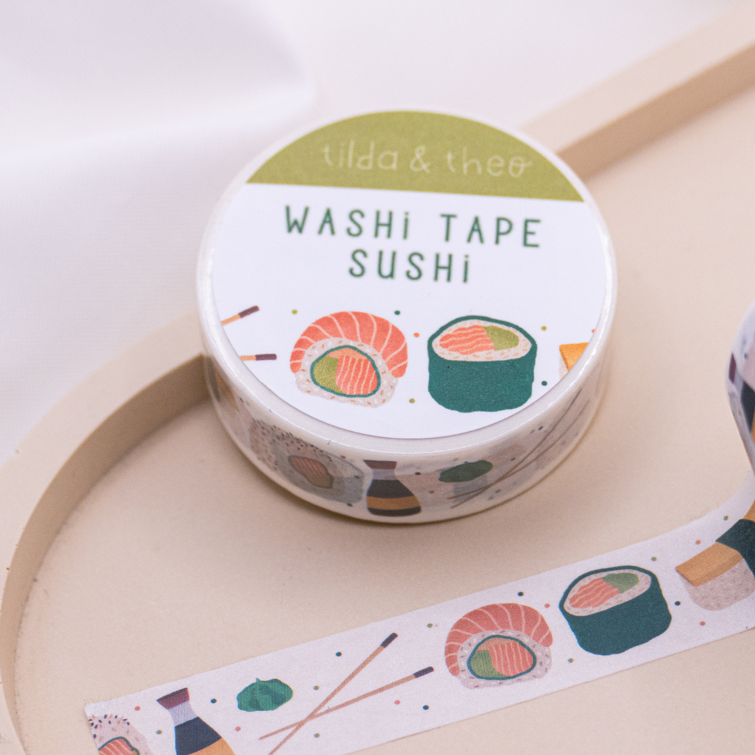 Washi Tape Sushi / Nigiri - Klebeband Masking Tape Japan