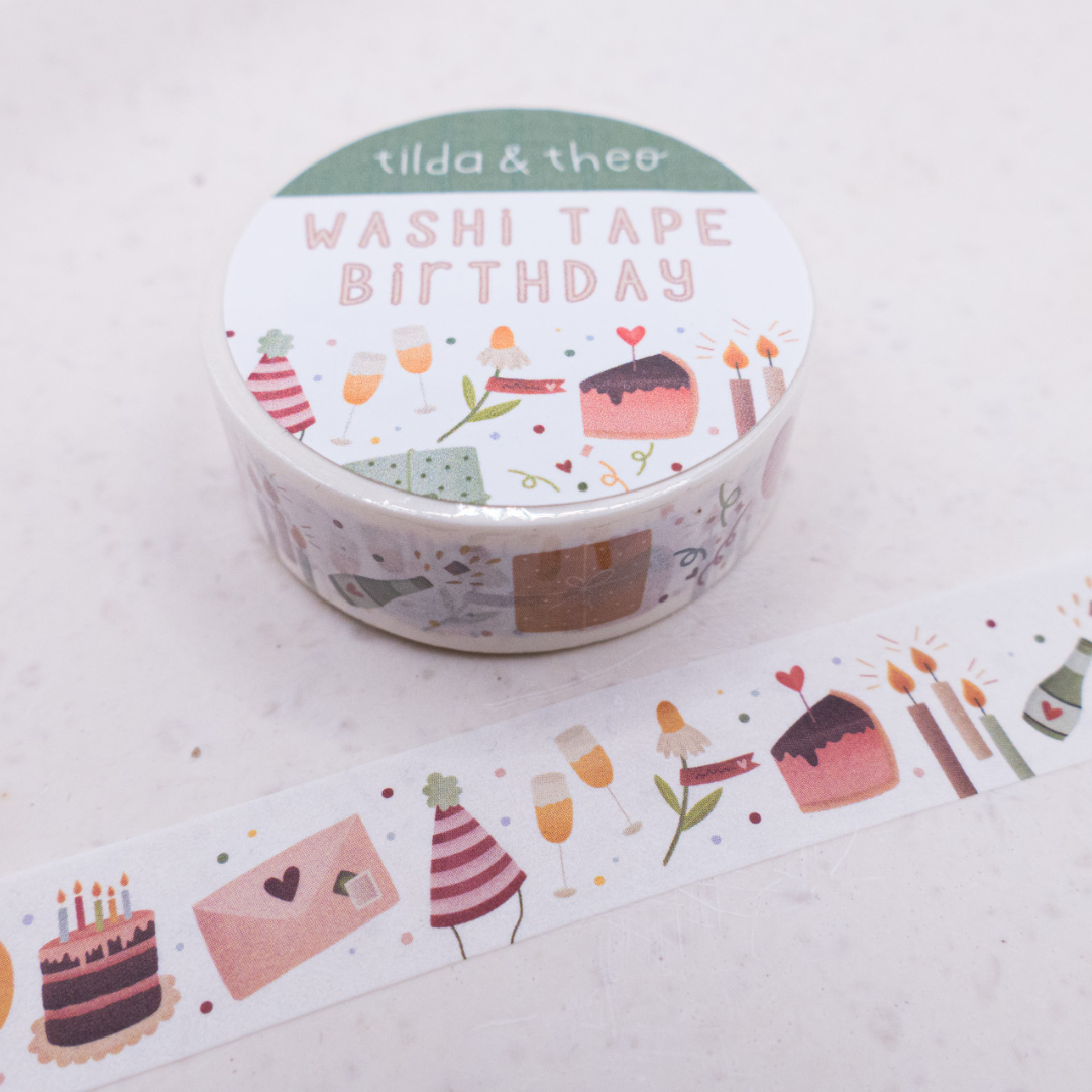 Washi Tape Geburtstag - Klebeband Feiern Washi Tape Masking Tape Party