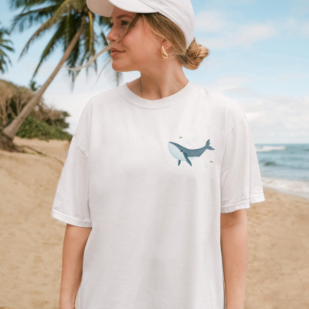 Tshirt Wal Meerestiere - BIOBAUMWOLLE Buckelwal Shirt