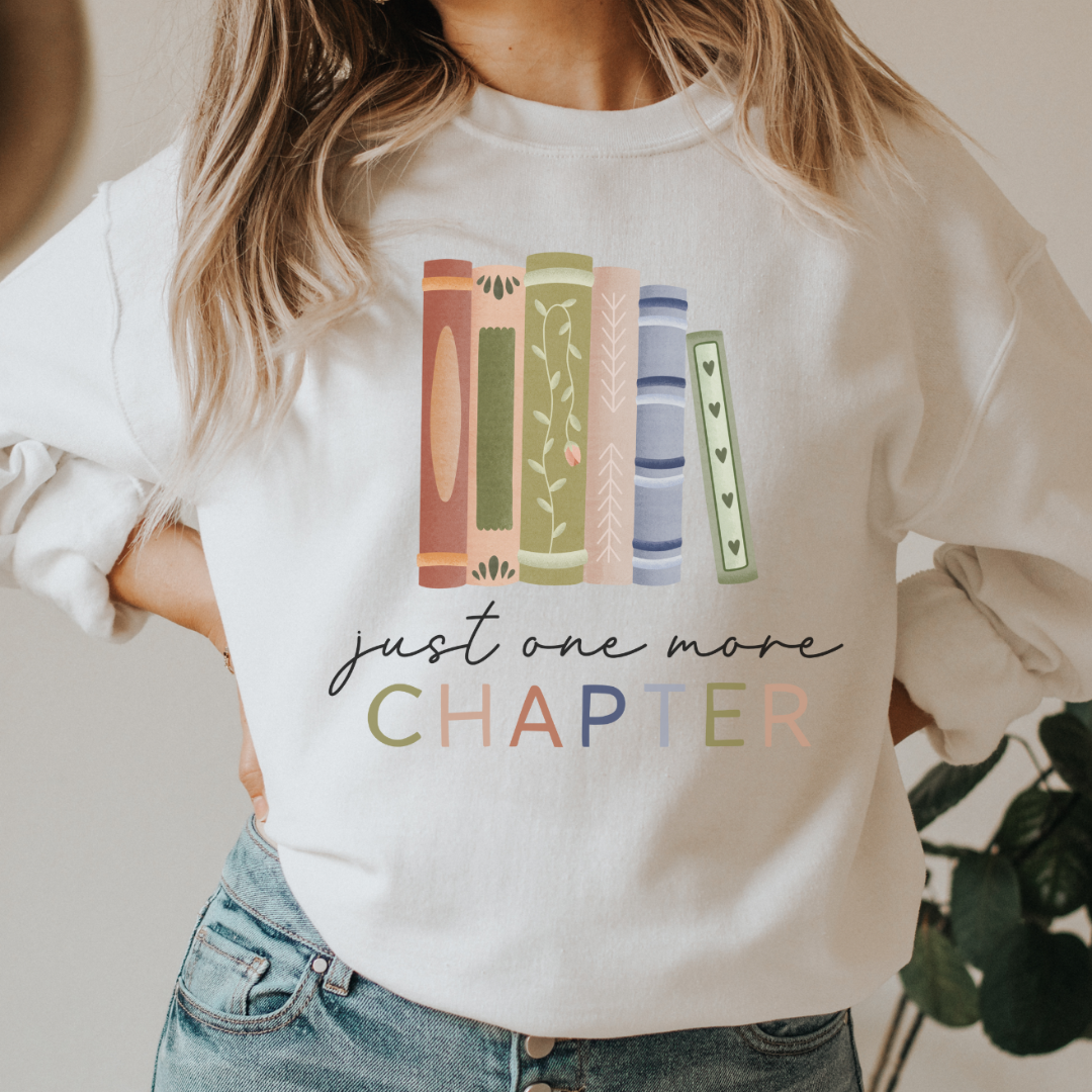 Pullover Buch Lesen - "Just one more chapter" Booklover Sweater