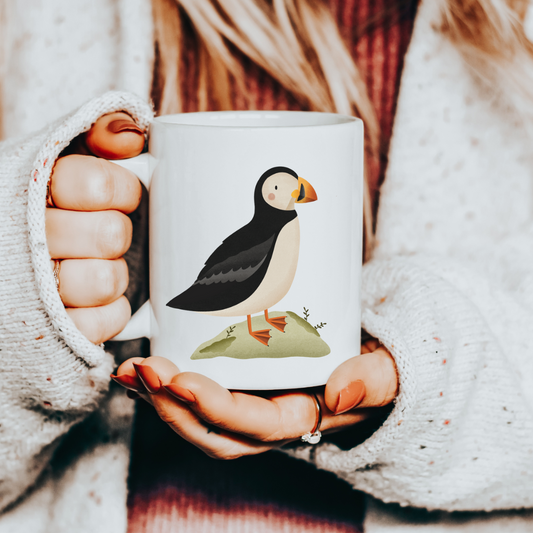 Tasse Island Puffin - Cottagecore Tasse Kaffeetasse Iceland Mug