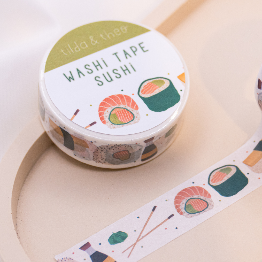 Washi Tape Sushi / Nigiri - Klebeband Masking Tape Japan