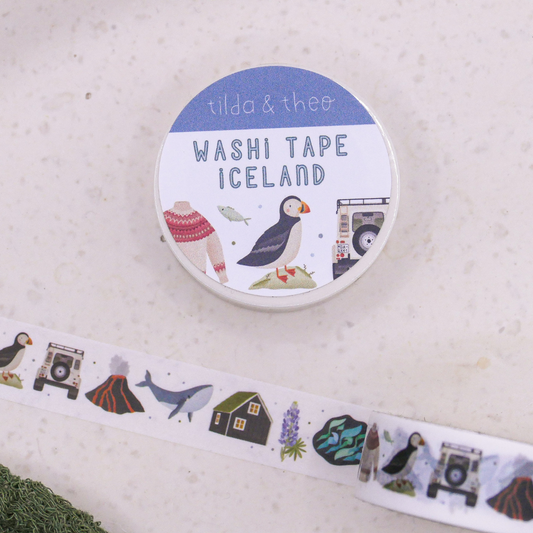 Washi Tape Island - Klebeband Masking Tape Skandinavien Travel