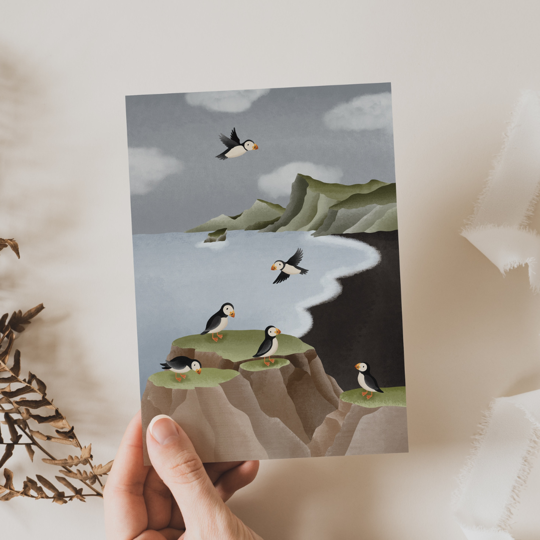 Postcard Christmas - minimalist branch