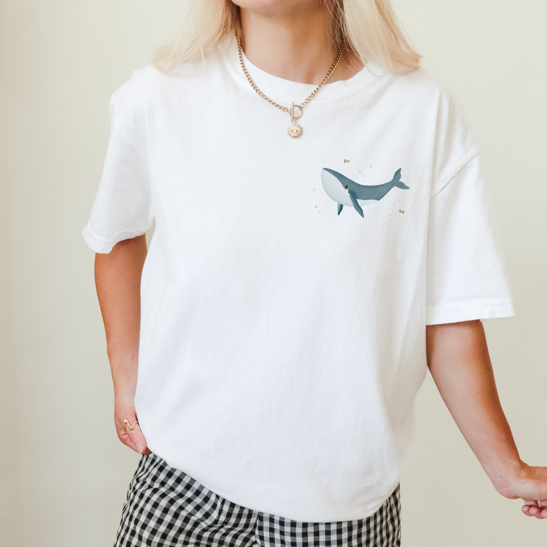 Tshirt Wal Meerestiere - BIOBAUMWOLLE Buckelwal Shirt