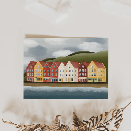 Postcard Christmas - minimalist branch