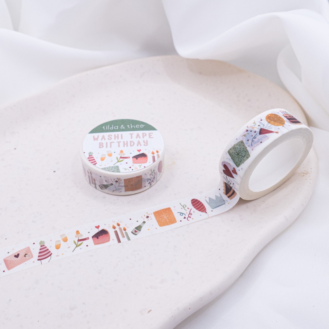 Washi Tape Geburtstag - Klebeband Feiern Washi Tape Masking Tape Party