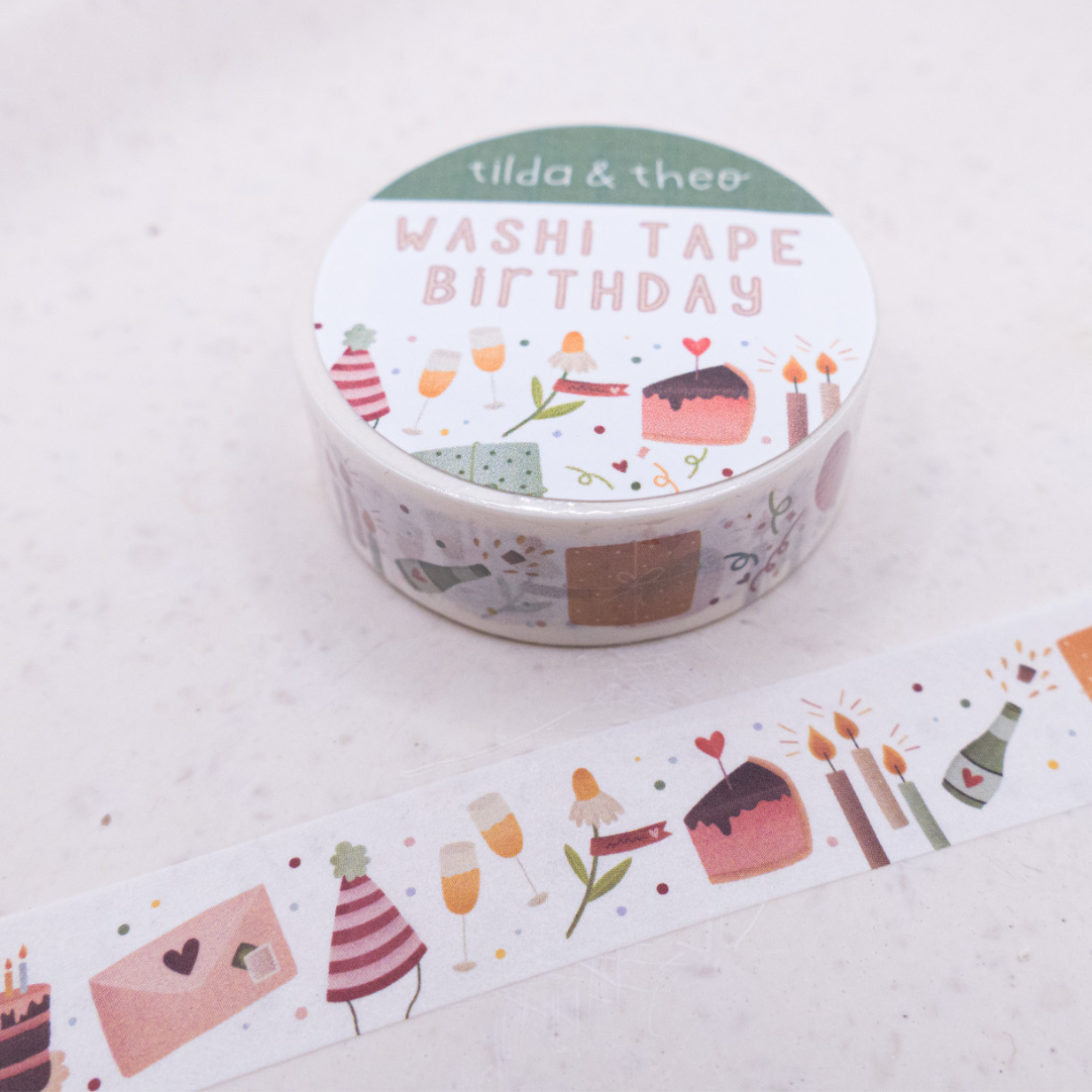 Washi Tape Geburtstag - Klebeband Feiern Washi Tape Masking Tape Party