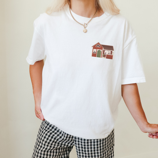 T-Shirt Schweden Haus BIOBAUMWOLLE - Schweden Shirt Geschenk rotes Haus