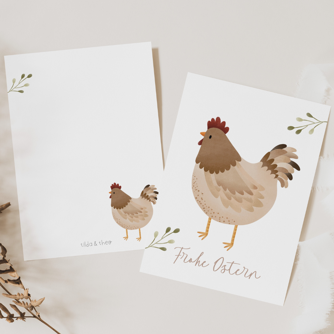 Postcard Christmas - minimalist branch