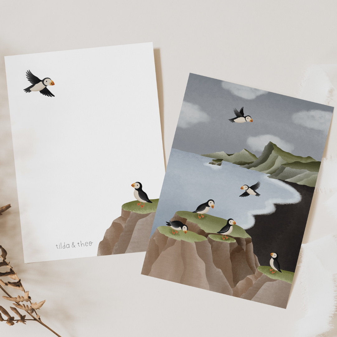 Postcard Christmas - minimalist branch