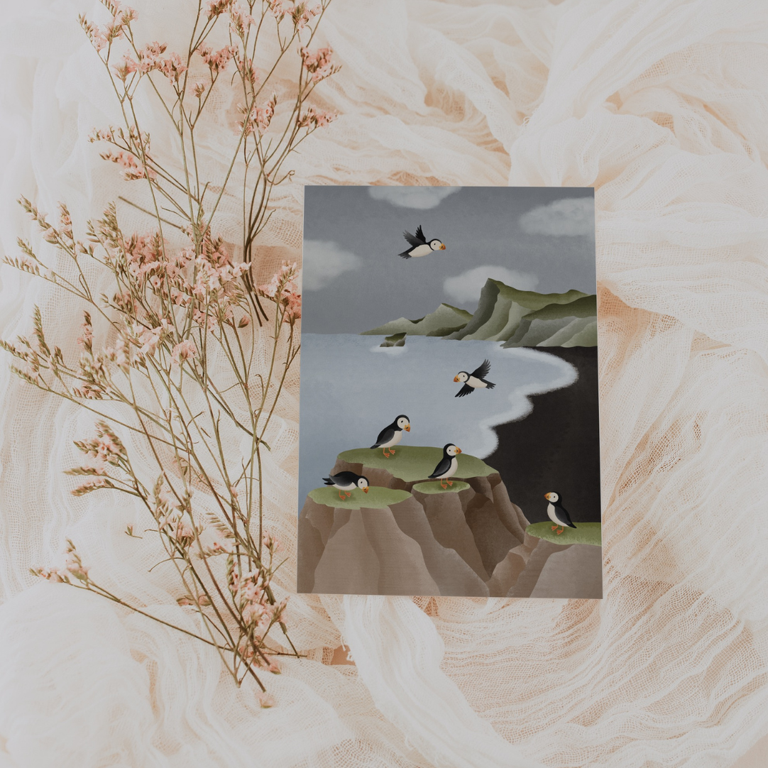 Postcard Christmas - minimalist branch